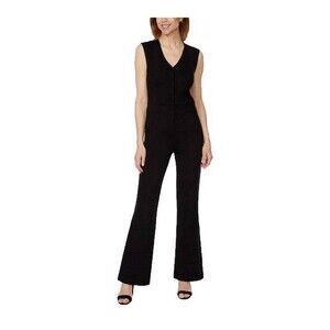 NWT BUFFALO by David Bitton Ladies' Ponte Sleeveless Jumpsuit, Black, Small